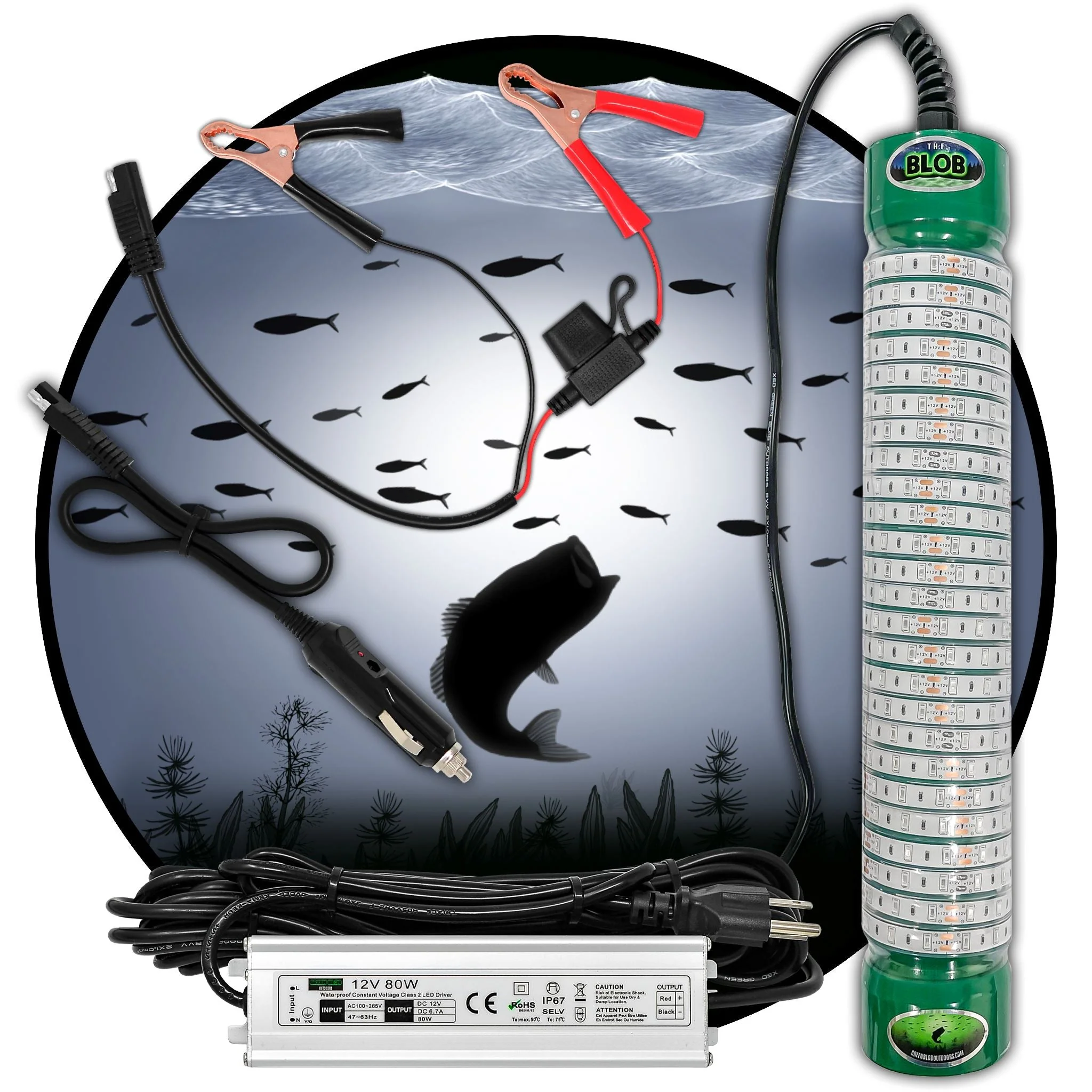 Build Your Blob LED Underwater Fishing Lights