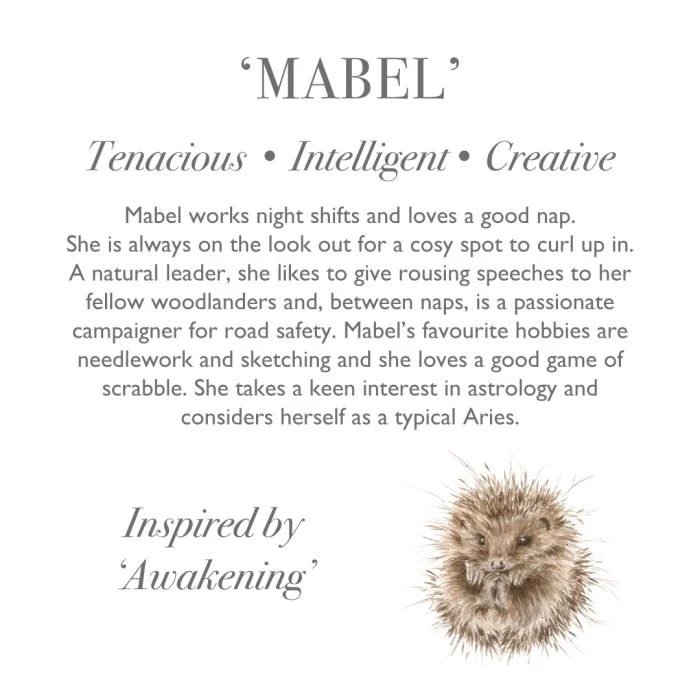 Wrendale 'Mabel' Hedgehog Character