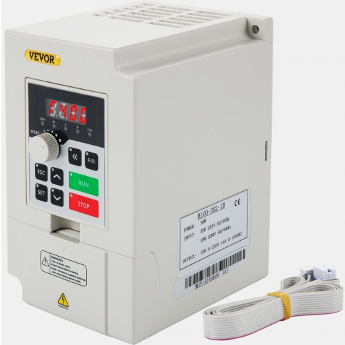 VEVOR Converter Variabler Frequenzumrichter 220 V 3 kW 4PS Variable Vfd Drehzahlregler Cnc Umrichter -5~40 °C Vibration < 0,5 G Ein-/Ausgangsstrom