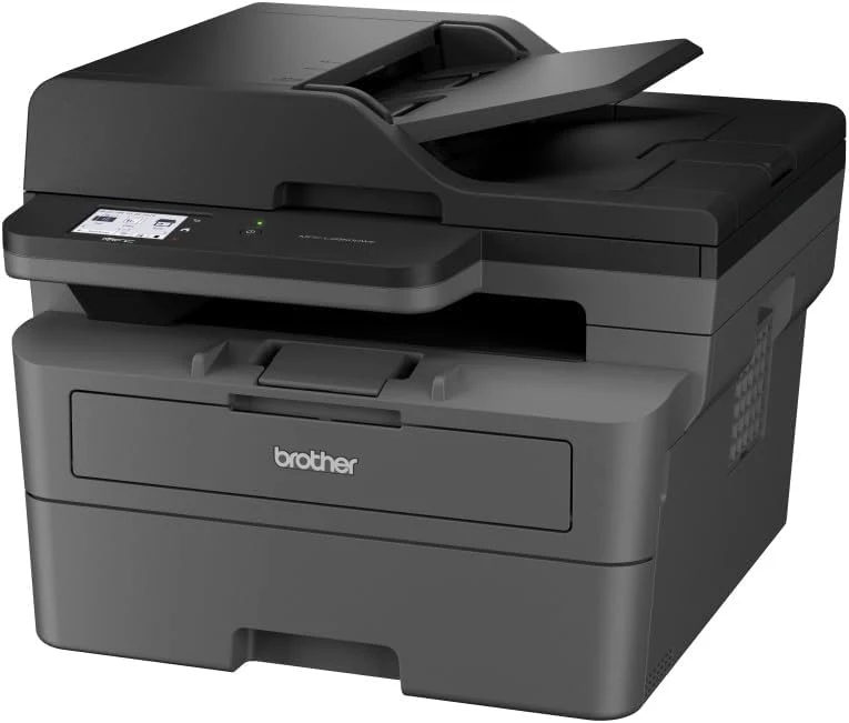 Brother MFC-L2860DWE 4-in-1-Multifunktions-Laserdrucker, 34 ppm, Duplexdruck, 6,8 cm Touchscreen-Farbdisplay, Fast Ethernet, WLAN mit 5 GHz und USB 2.0