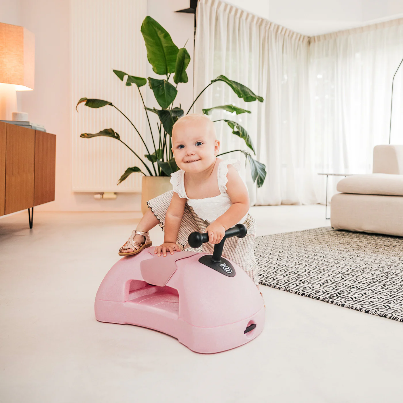 2025 Scoot and Ride My First baby walker 3-in-1 e scivolo in rosa