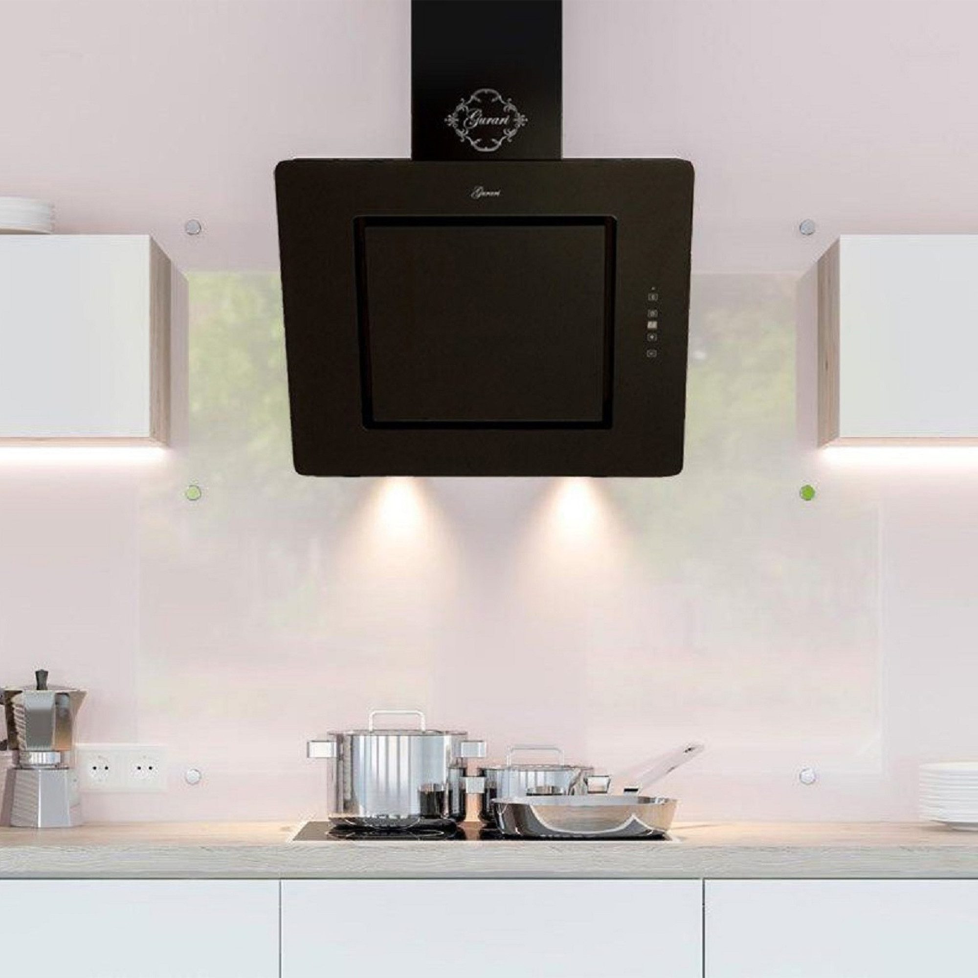Wandhaube GCH 155 BL 60 PRIME N Dunstabzugshaube 60 cm, 1000m³/h,Touch Control