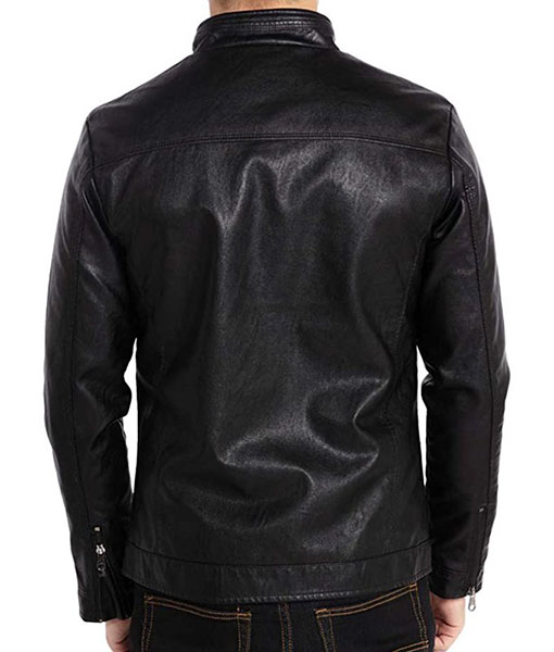 Men’s Black Leather Jacket