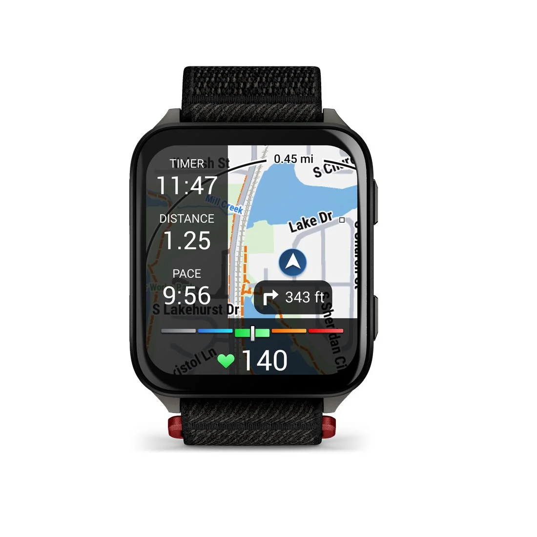 Orologio Garmin Venu X1 Black & Slate in titanio slate e cinturino in nylon 010-02980-02