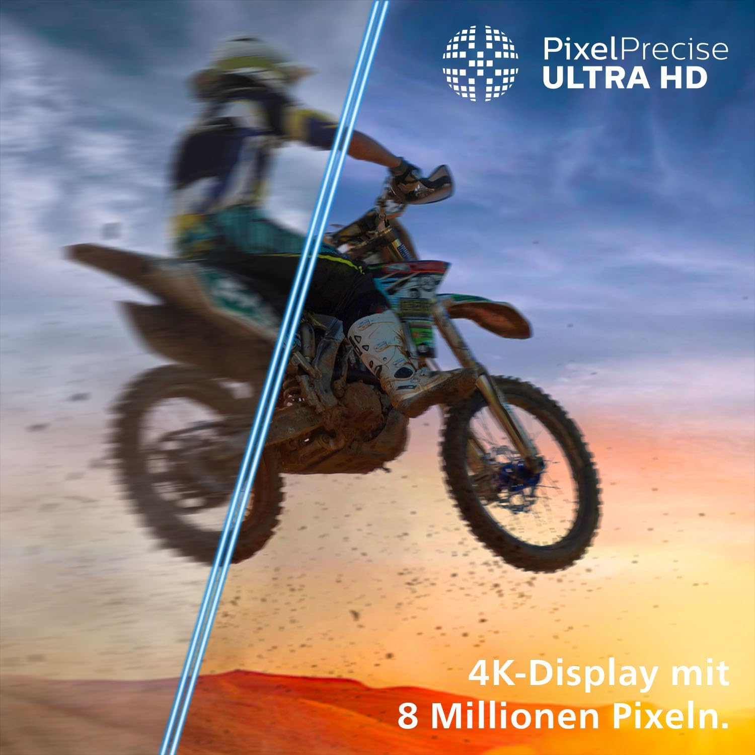 Philips 50PUS7000 4K LED Smart TV - 50 Zoll Display mit Pixel Precise Ultra HD, Titan OS Plattform und Dolby Atmos Sound - Funktioniert mit Alexa und Google Sprachassistent