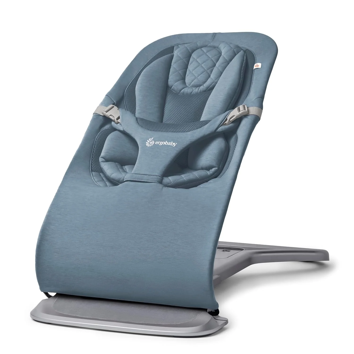 Ergobaby 3-in-1 Evolve Bouncer, Ergonomische wipstoel voor baby's vanaf de geboorte tot peuters, Babyschommel met zitverkleiner voor pasgeborenen (2,5 kg - 13,2 kg), Cream