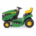 John Deere S100 ride-on lawnmower, 107 cm (42 inch) cutting width �C 17.5 hp petrol hydrostatic drive