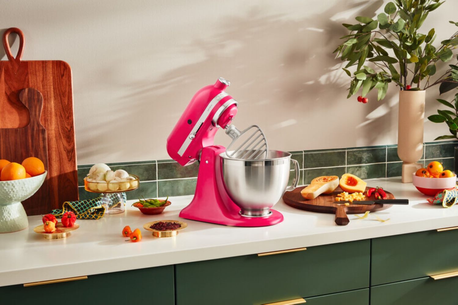 Küchenmaschine Küchenmaschine 4,7L Artisan 5KSM195PS Küchenmaschine Hibiscus