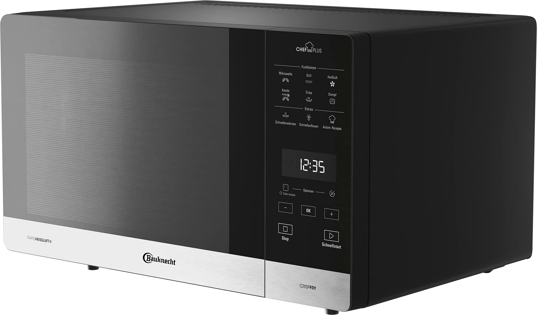 Mikrowelle MW 59 MB mit 25 l Garraum, 800 Watt und 900 Watt Quarz-Grill, freistehend in Schwarz