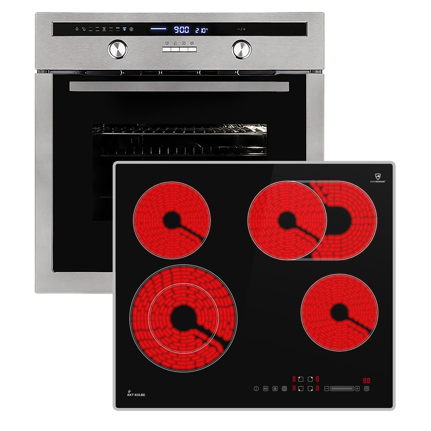 Backofen-Set Backofen und Kochfeld SET8013CH59AL