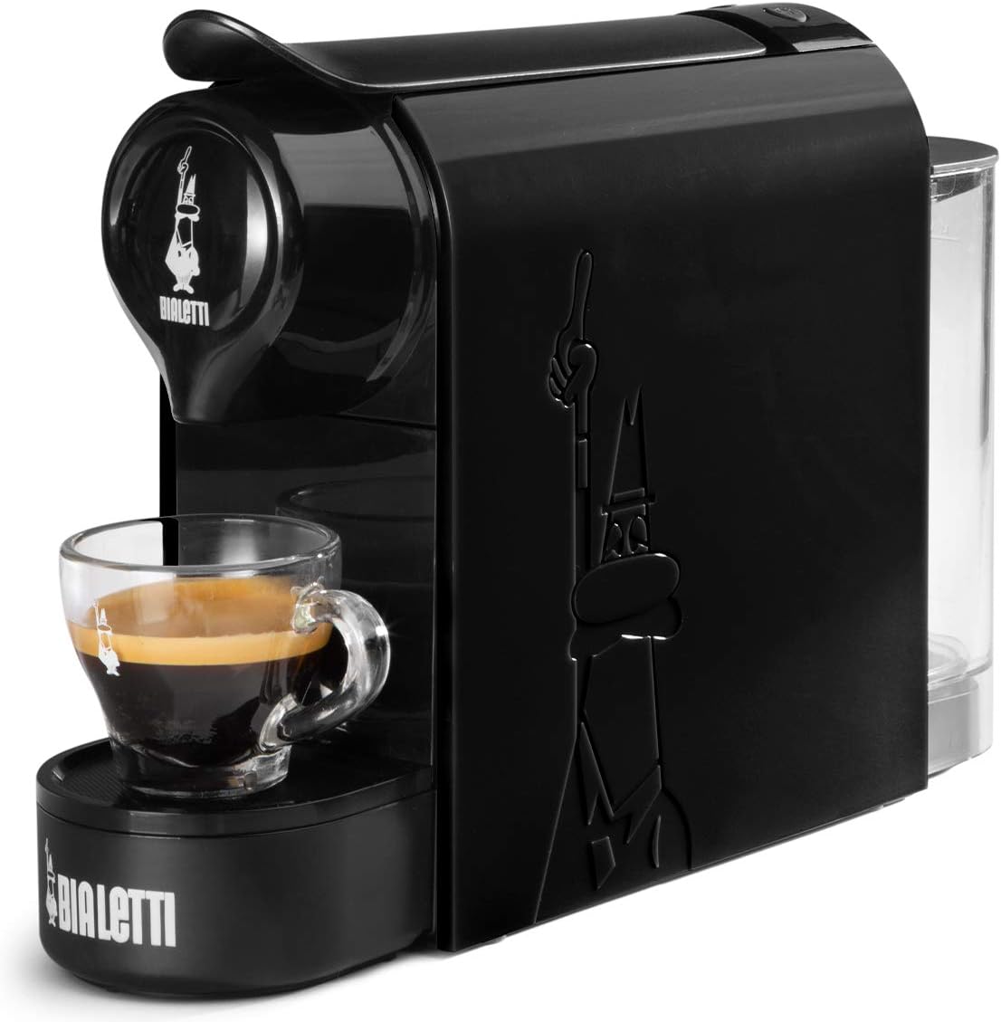 Bialetti Gioia, Macchina Caffè Espresso per Capsule in Alluminio, Incluse 64 Capsule, Funziona Esclusivamente con Capsule, Rosso
