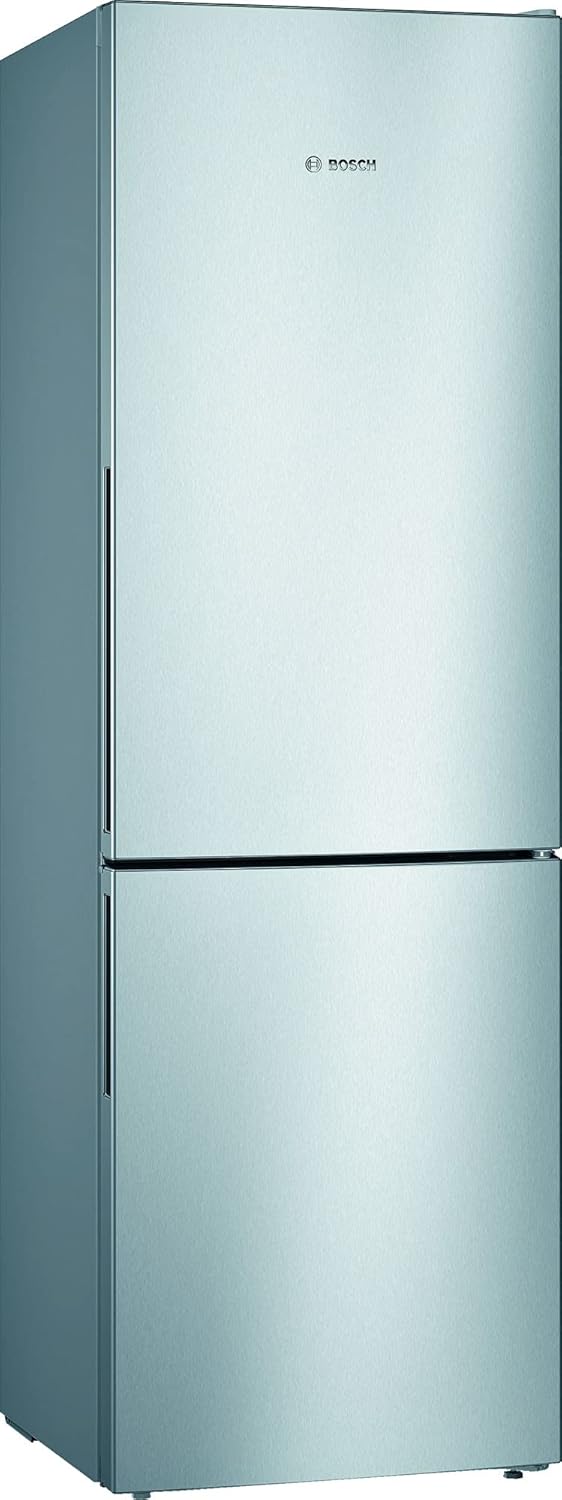 Bosch KGN36NWEA Serie 2 Kühl-Gefrier-Kombination, 186 x 60 cm, 215 L Kühlen & 87 L Gefrieren, NoFrost nie wieder abtauen, LED-Beleuchtung gleichmäßige Ausleuchtung
