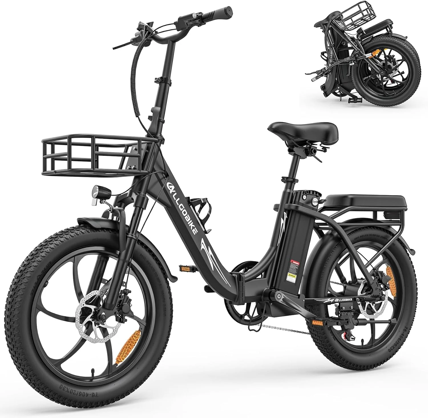 E Bike Klapprad 20 Zoll Herren Damen, mit 48V 20Ah Akku 100km Reichweite, Faltbares Elektrofahrrad City 250W Motor 50Nm LED Display, 7-Gang