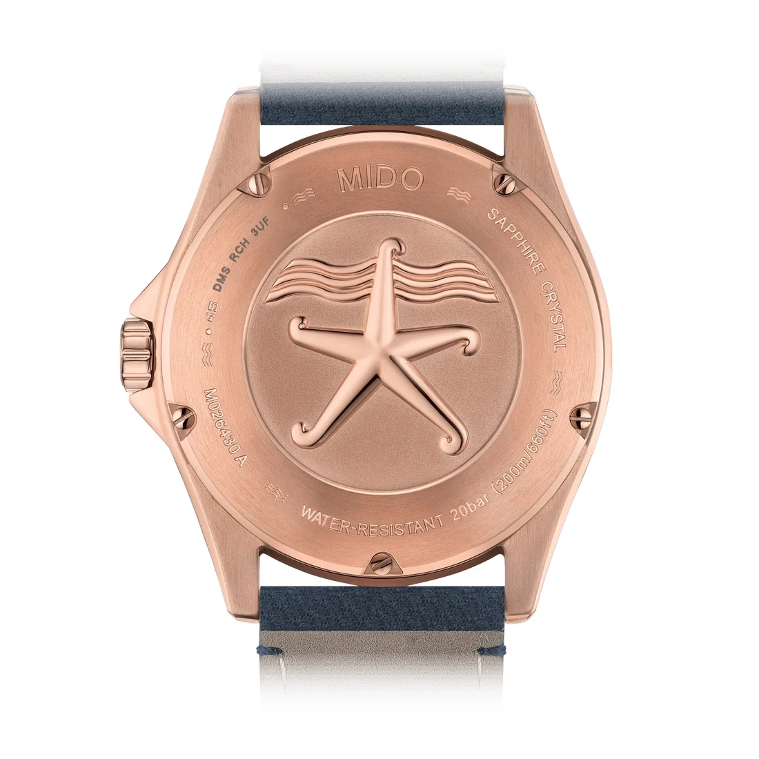 Orologio Mido Ocean Star 200 acciaio dorato cinturino canvas