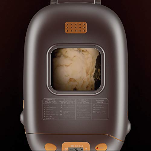 Imetec La Panetteria  zeroglu, Macchina per pane, Ciabatte, Panini, Dolci con farine naturali e senza glutine, 20 programmi, 2 pale impastatrici, Temperatura di lievitazione controllata : Amazon.it: Casa e cucina