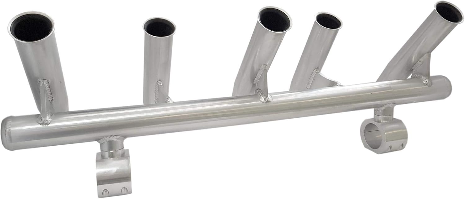 Angelrutenhalterung für Boot-Tower und T-Tops - für 5 Angeln
