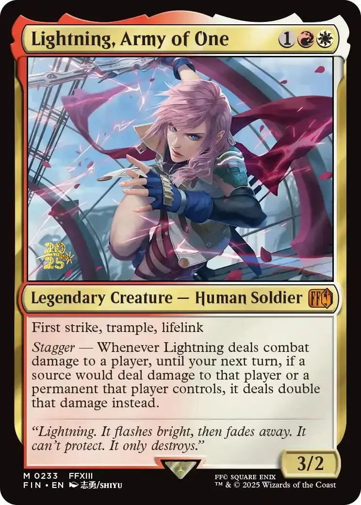 Lightning, Army of One (233) (Prerelease Cards)