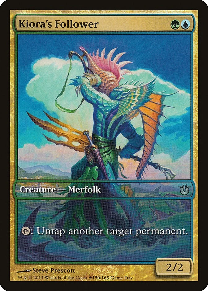 Kiora's Follower (150) (Game Day & Store Championship Promos)