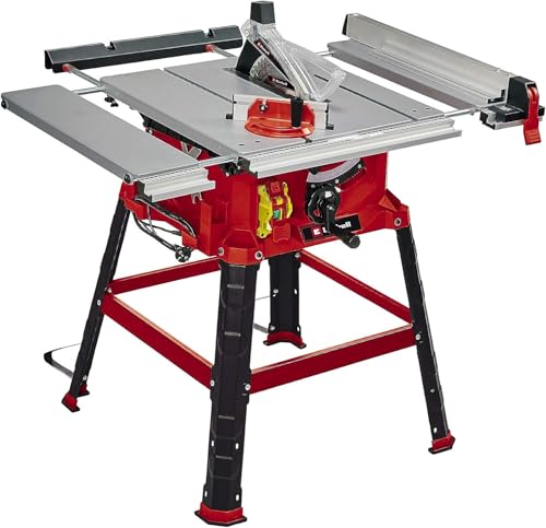 Einhell Sega circolare da banco TC TS 2225 U (max. 2.200 W, avvio graduale, guida parallela/angolare, lama inclinabile, regolazione in altezza fino a 80 mm, prolunghe) : Amazon.it: Fai da te