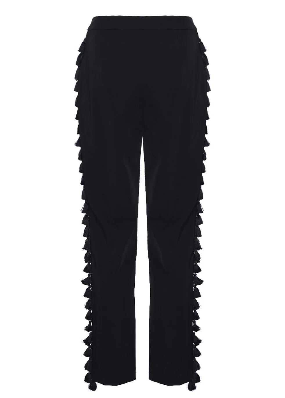 Tori Black Tassel Tailored Trousers