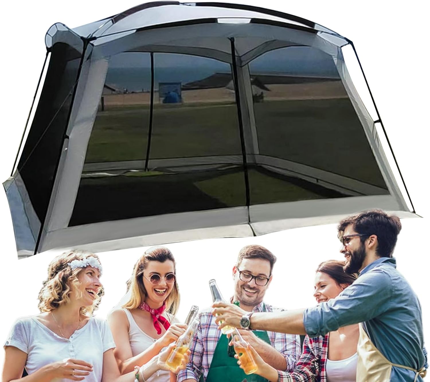 Camping | Tragbarer UV-beständiger Schirm Mit Netz - Netze Für Camping - Für Familienausflug Picknick Im Garten Wandern Roadtrips Und Reisen
