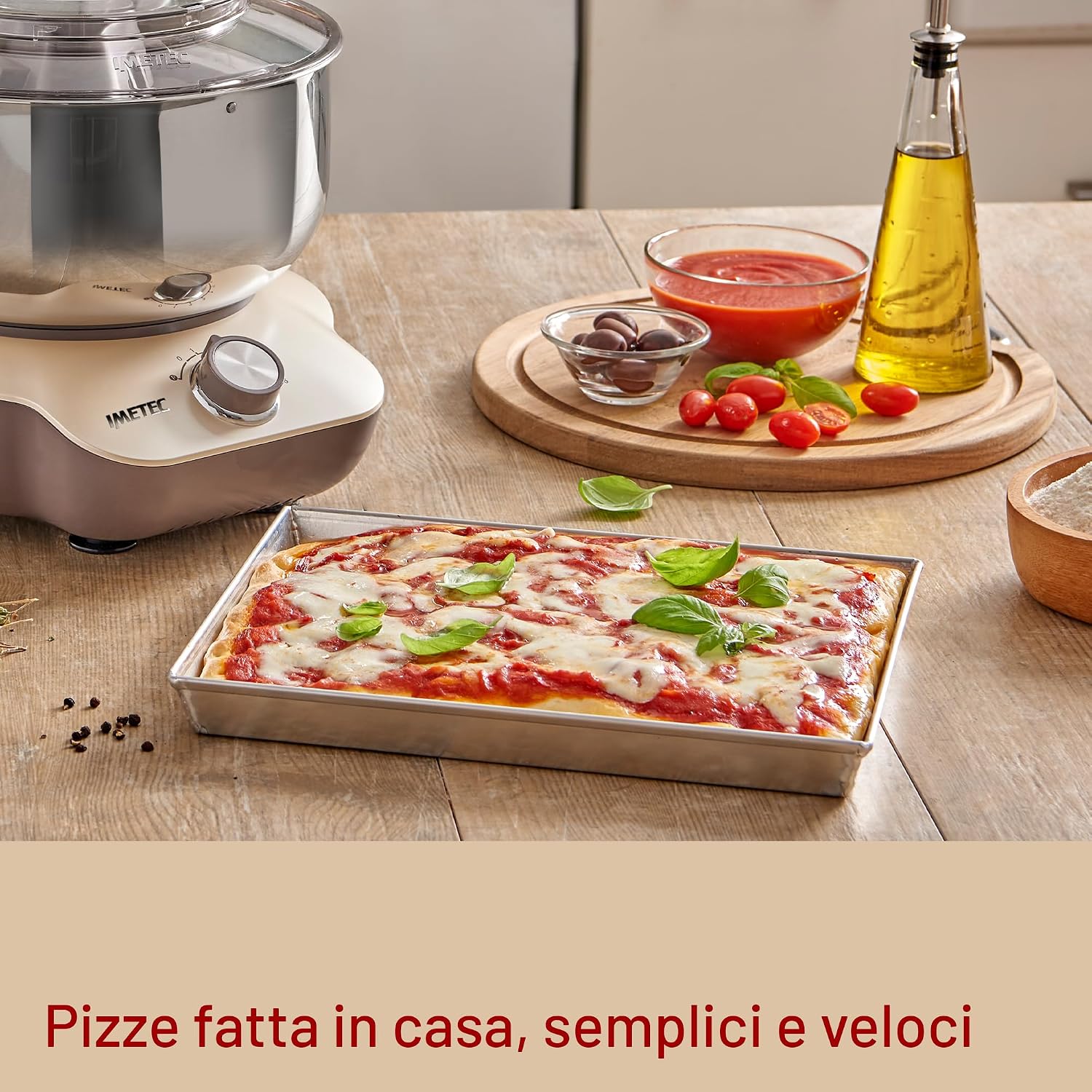 Imetec Cakelover – Impastatrice planetaria 5L 1500W