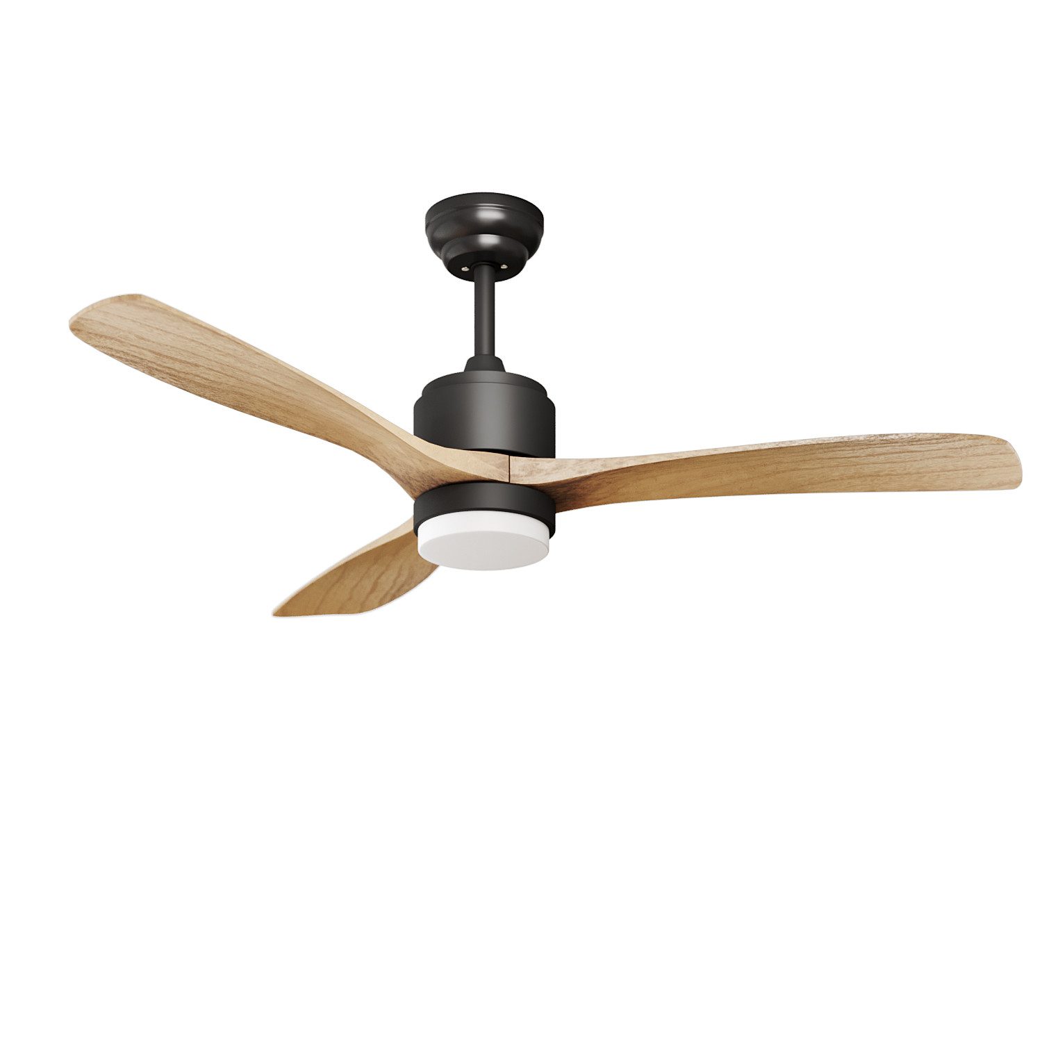 Deckenventilator mit Beleuchtung und Fernbedienung leise 132 cm