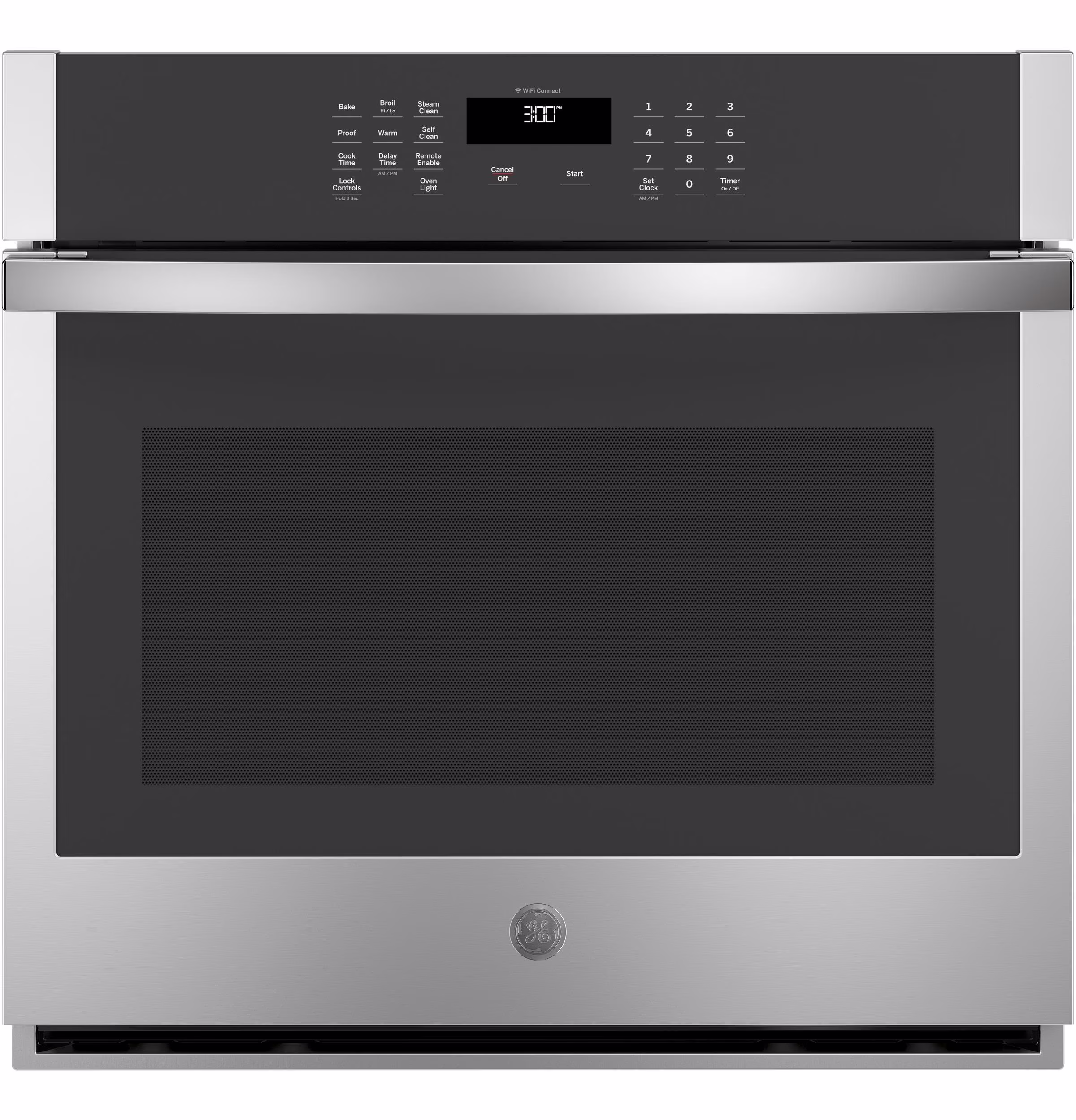 Ge Jts3000 30" Wide 5 Cu. Ft. Single Electric Oven - Stainless Steel