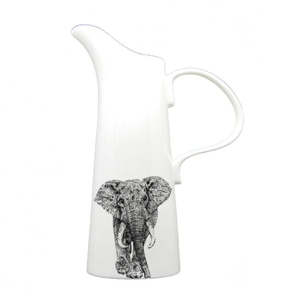 Elephant Bone China Jug �C 4 Sizes | Microwave & Dishwasher Safe