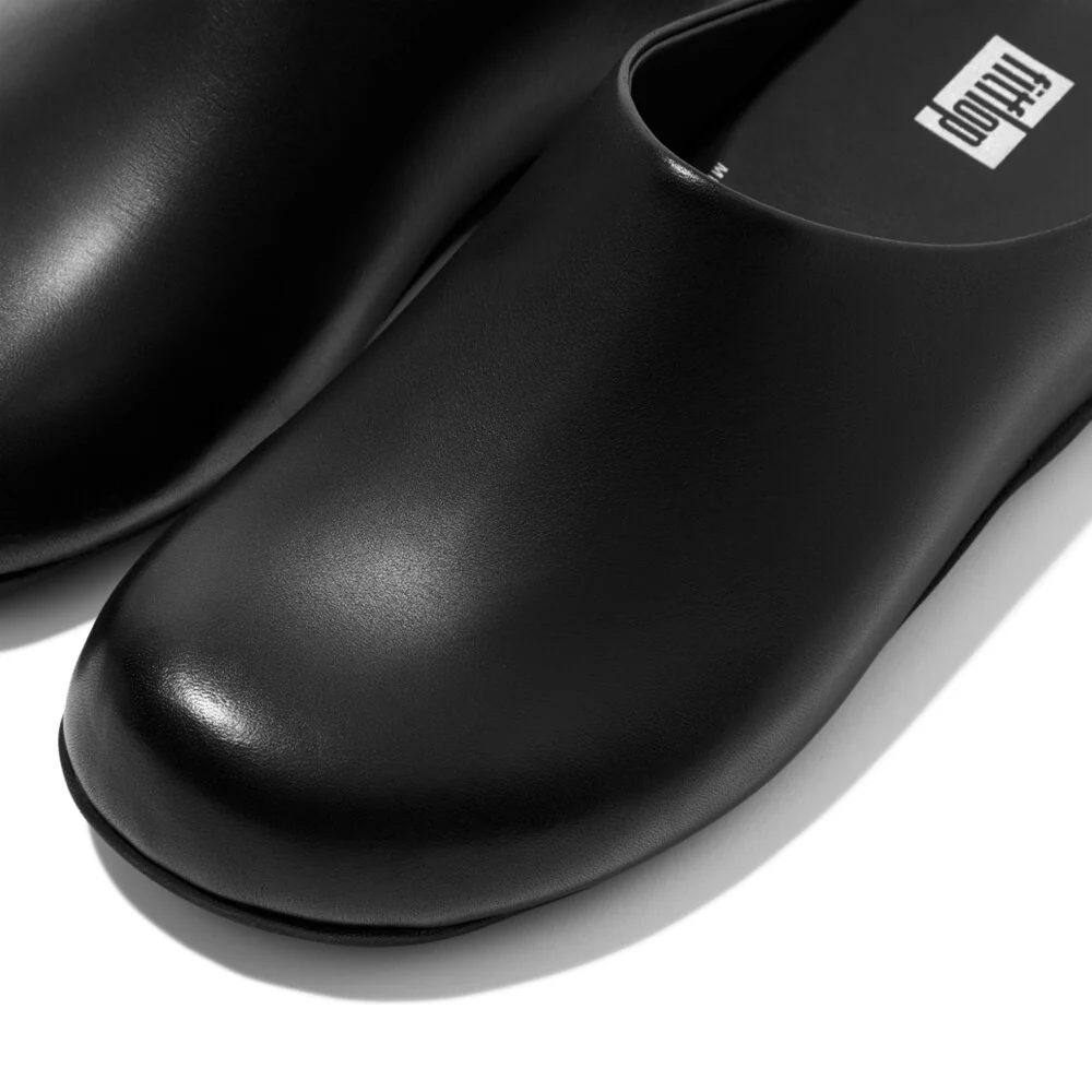 FitFlop Shuv Clogs Leder Black