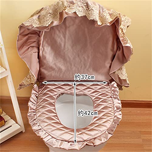 KCUZO Sedile del water universale in tessuto Four Seasons Cuscino del sedile del water ricamato in pizzo con cerniera Comodo cuscino del water(Blue,White) : Amazon.it: Fai da te