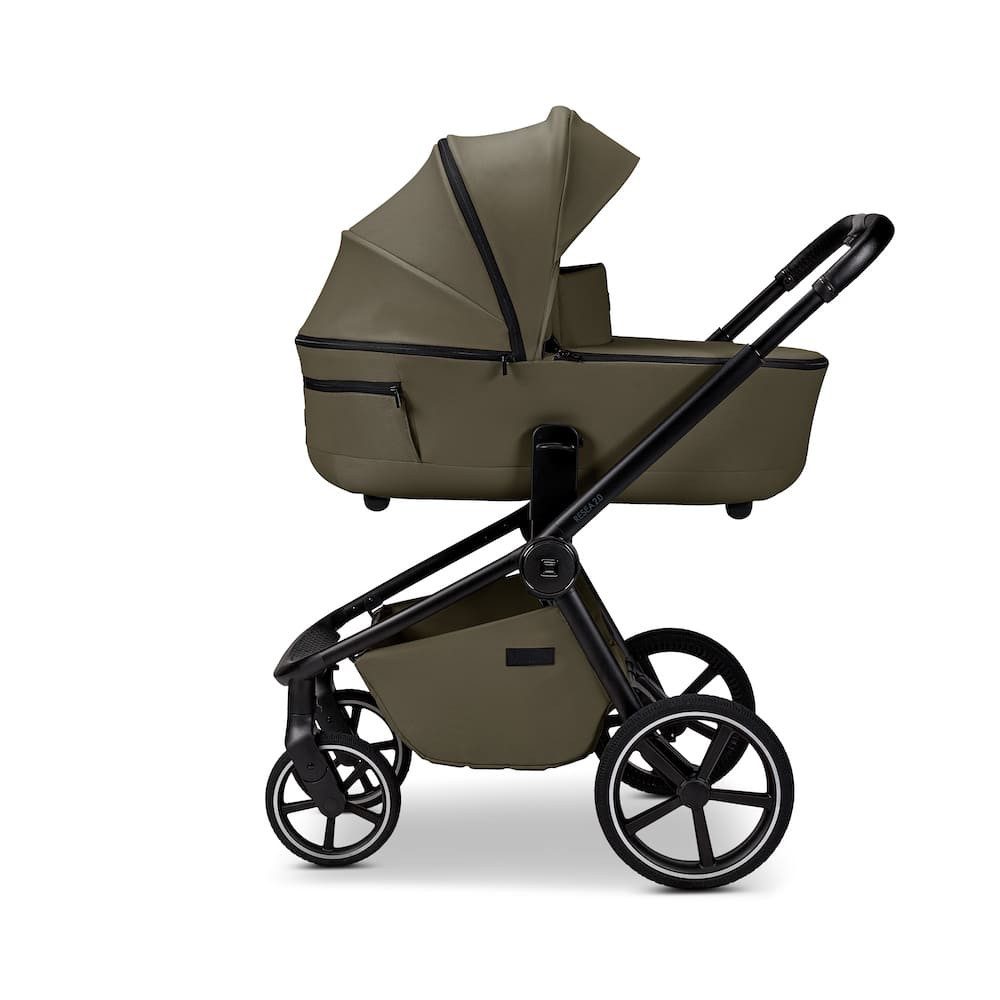 Kombi-Kinderwagen Moon Resea 2.0 Winterset Kombikinderwagen -gratis Fußsack u. Handmuff