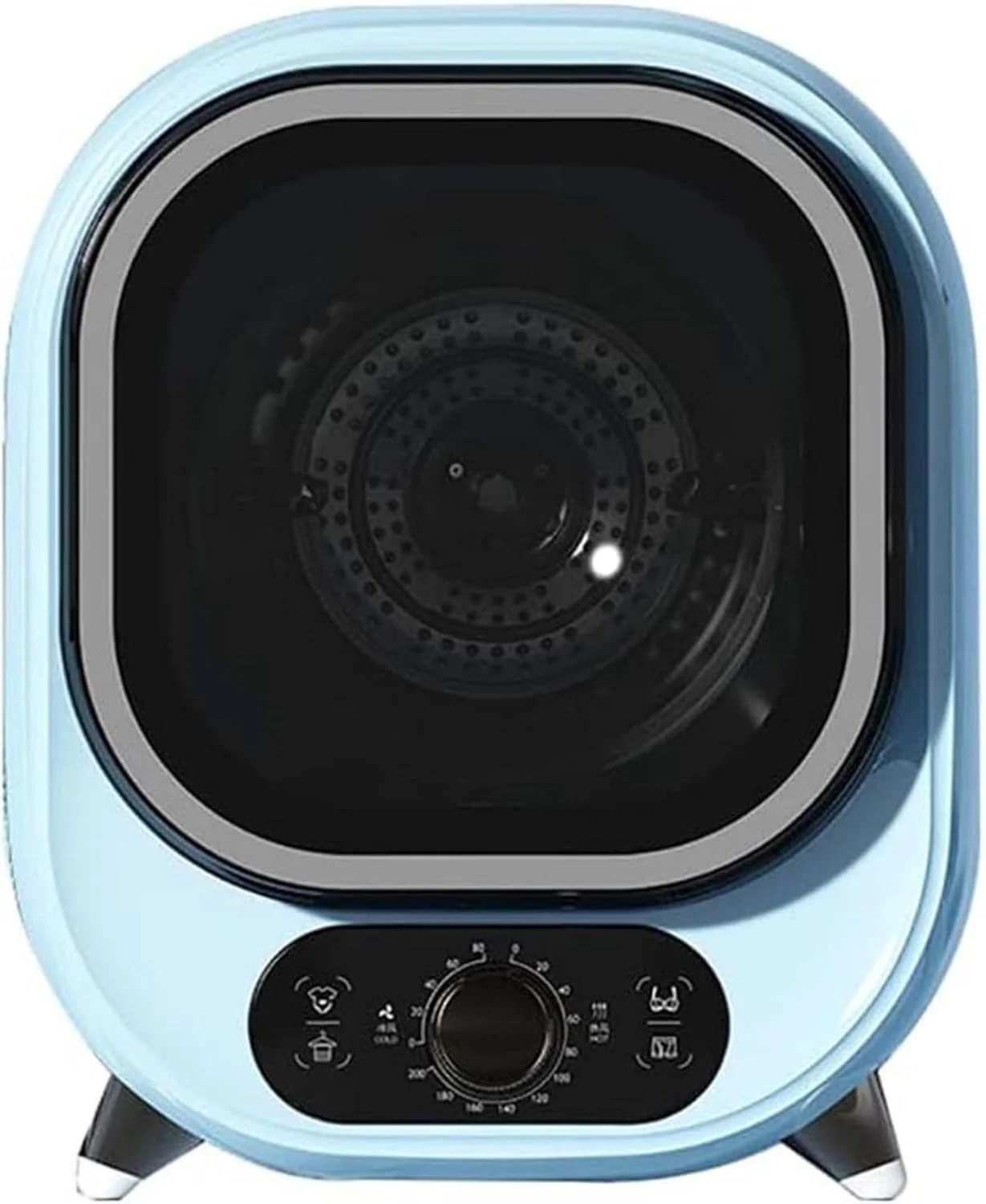 forestalk Kondenstrockner, 0,8 kg, 5 kg, Blau, Kleiner Tumble Dryer, Tragbarer Kondensator Tumble Dryer, belüfteter Tumble Dryer