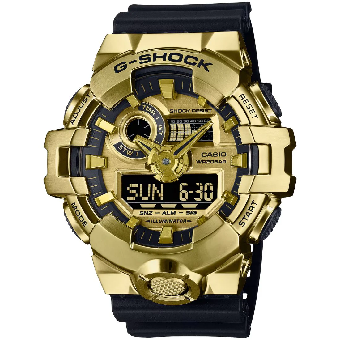 Orologio G-Shock GM-700G-9AER cassa bigsize acciaio e resina dorato