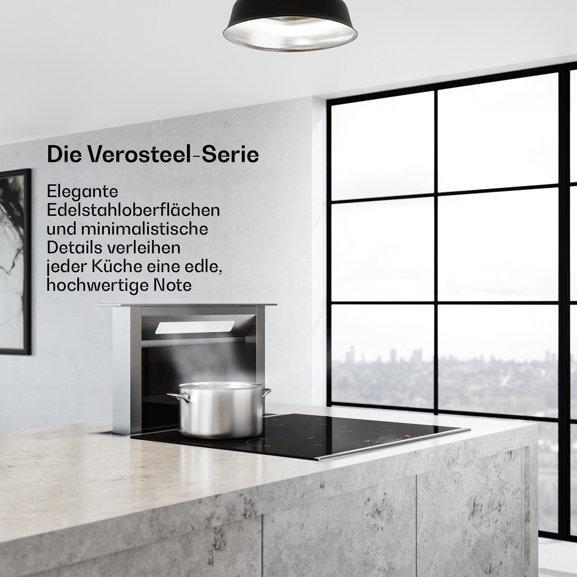 Deckenhaube VeroSteel