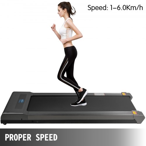 Laufband unter Schreibtisch LED-Digitalanzeige Klappbarer Fitnessgerät 500W