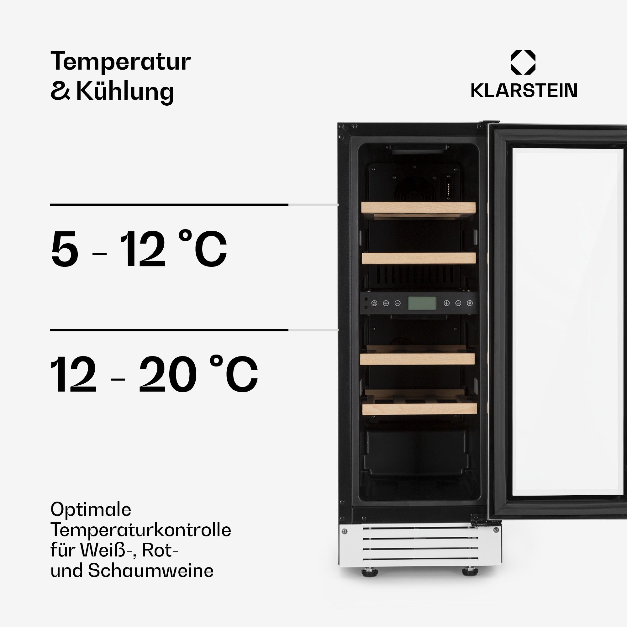 Weinkühlschrank Vinovilla 17 Built-in Duo Quartz Edition