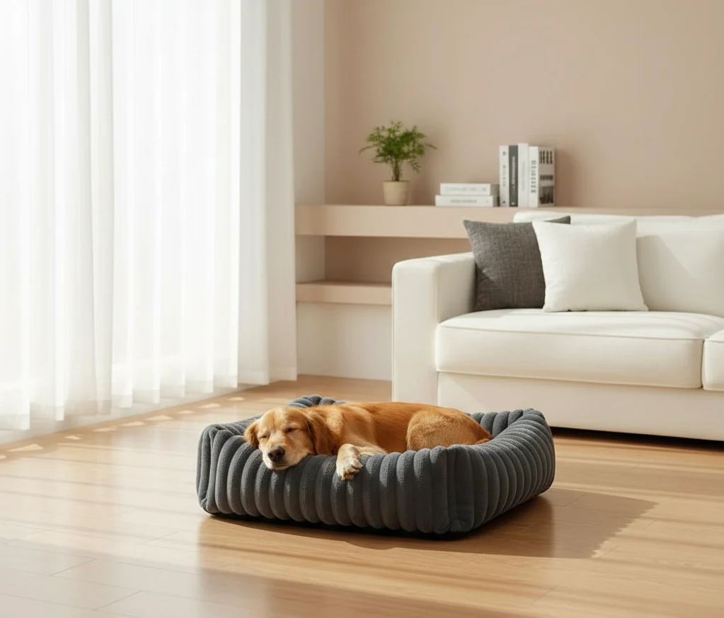 Orthopedic Dog Bed | Foam Base & Raised Edges | Small & Medium | 5 Colors | Hand Washable
