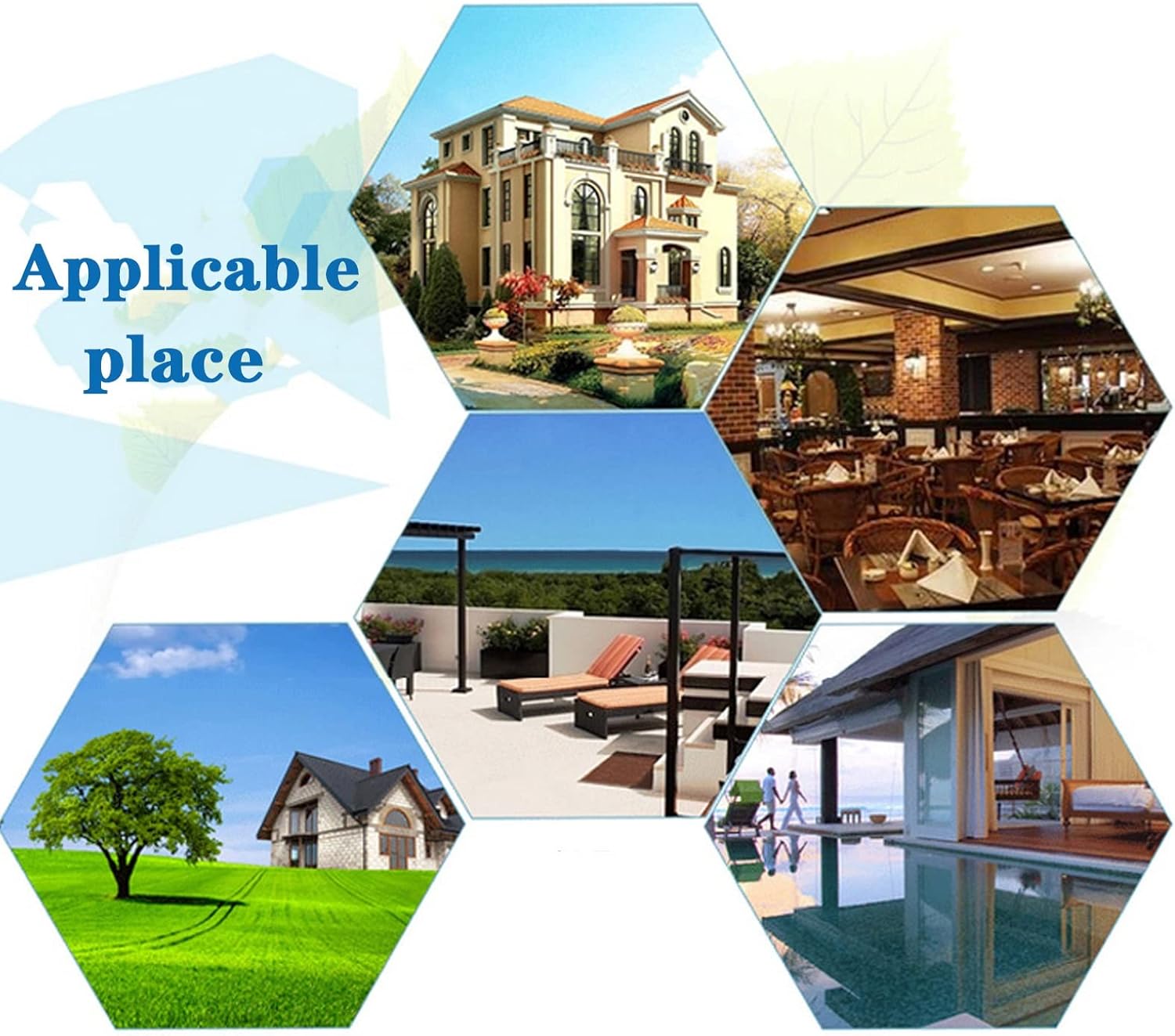 Ersatz-Sonnenschirm für den Außenbereich, Sonnenschirm für den Außenbereich, Belüftung, einfache Montage, regenfest, Sonnenschutz, Windschutz, für Strand/Pool/Terrasse, Strandschirm Good