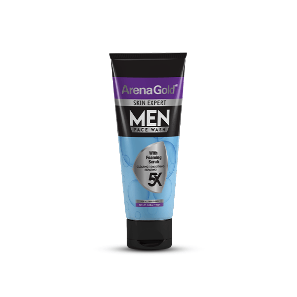 Arena Gold Men Face Wash- Instant Brightness