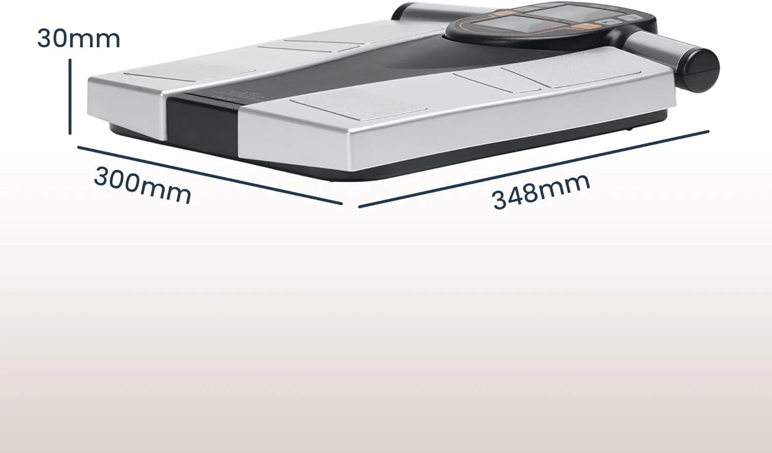 TANITA BC-545N Segment-Körperzusammensetzungswaage On Screen Messwerte pro Körperteil 10 Messungen Silber | 1er pack