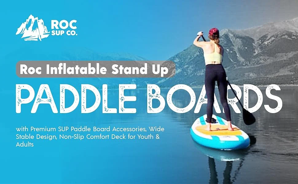 Roc Inflatable Stand Up Paddle Boards 10 ft 6 in