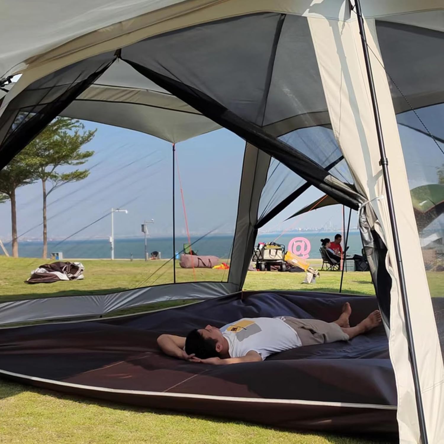 Camping | Tragbarer UV-beständiger Schirm Mit Netz - Netze Für Camping - Für Familienausflug Picknick Im Garten Wandern Roadtrips Und Reisen
