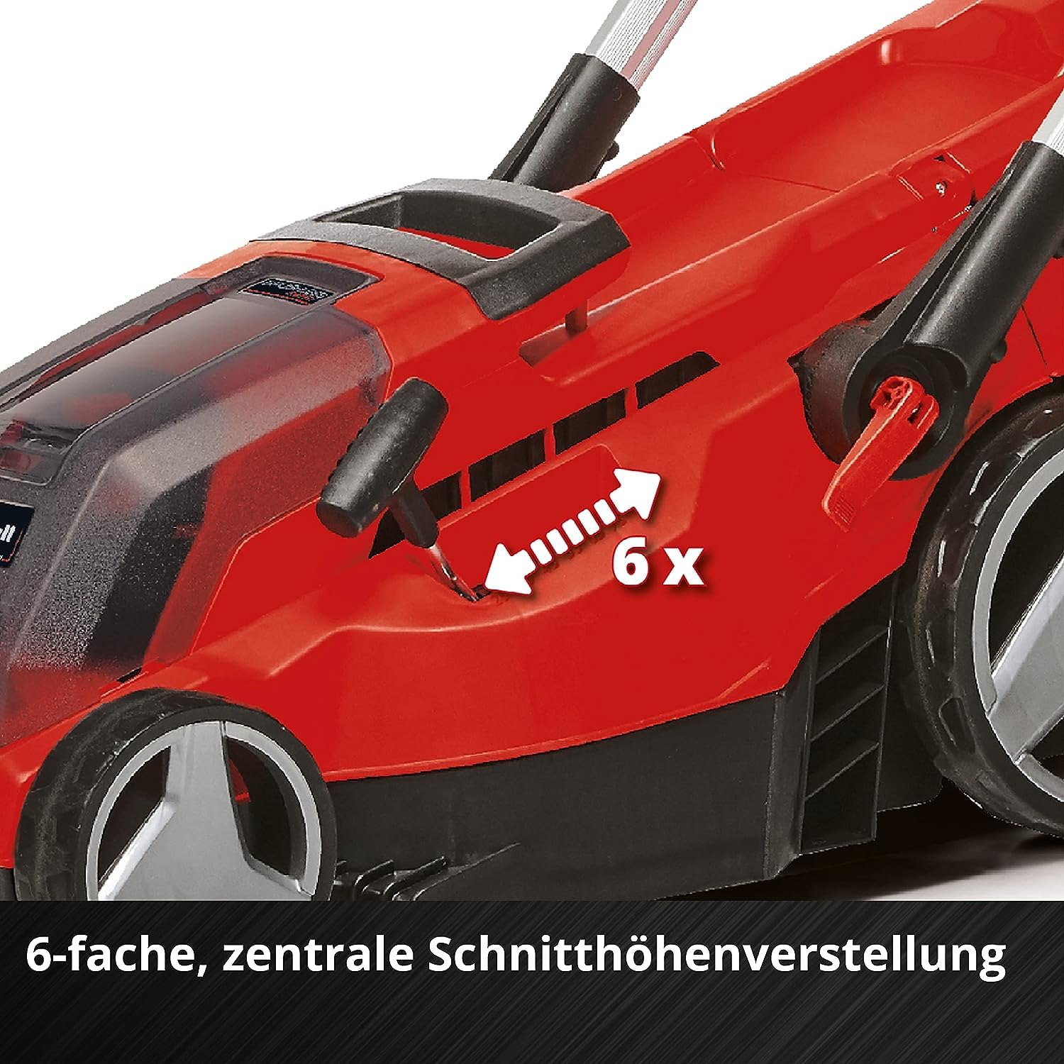 Akku-Rasenmäher GP-CM 36/450 mit 2x 4,0 Ah Akkus und Twincharger, 38 cm Schnittbreite, 25-75 mm Schnitthöhe