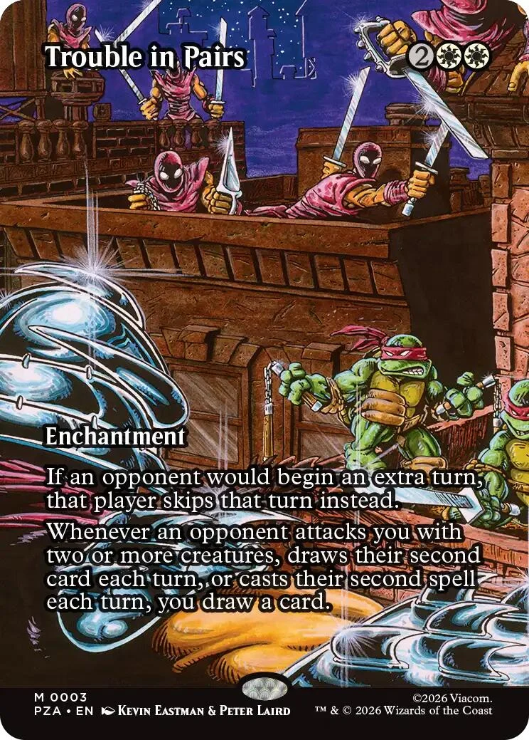 Trouble in Pairs (Borderless) (3) (Teenage Mutant Ninja Turtles Source Material)