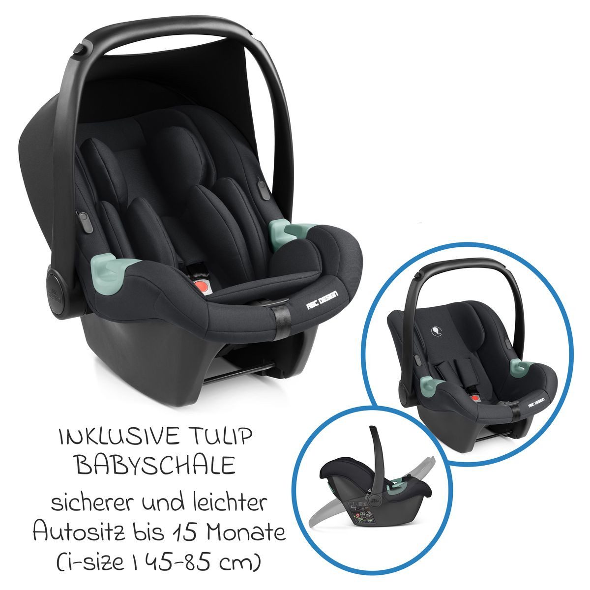 Kombi-Kinderwagen ABC Design S Three - Wheat