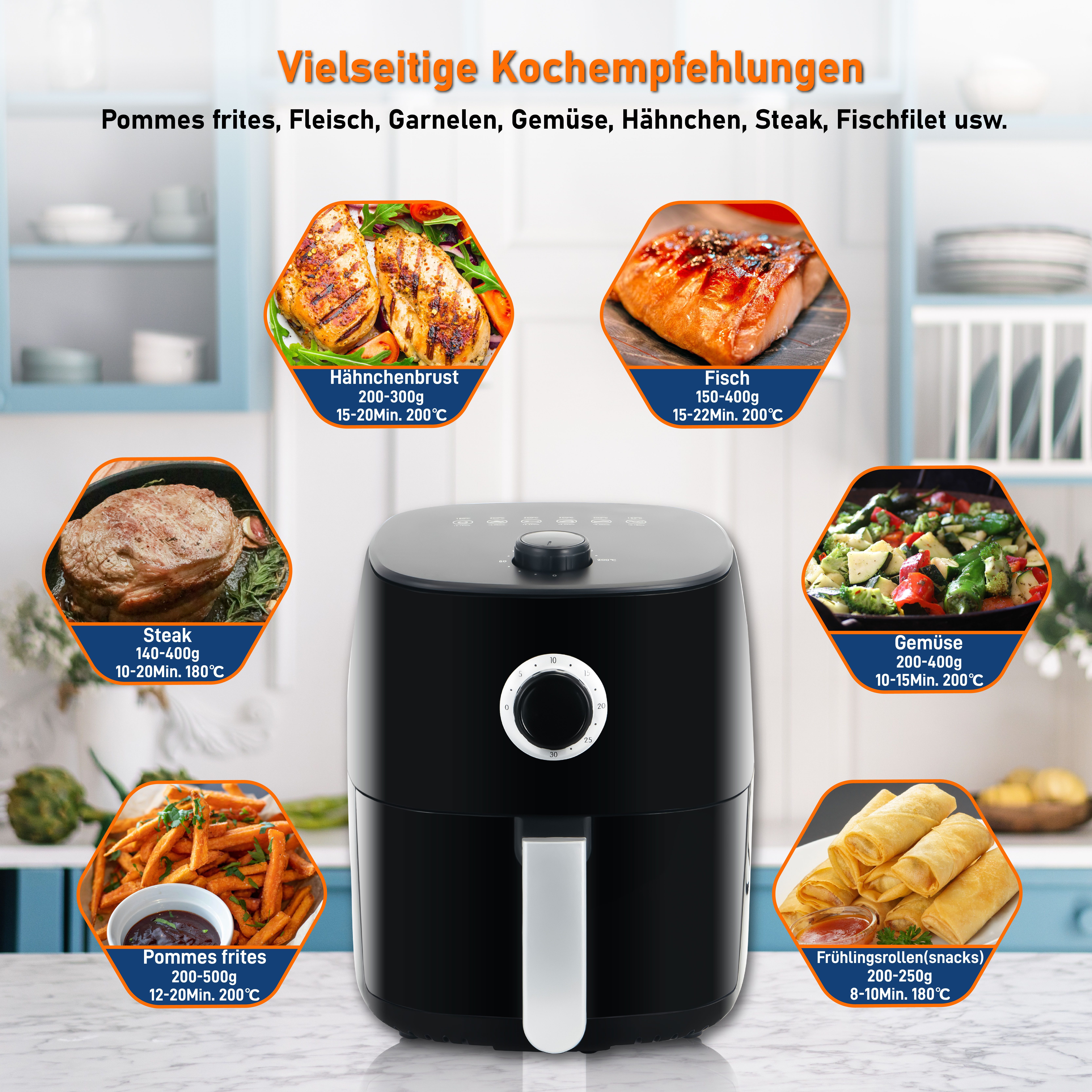 Heißluftfritteuse