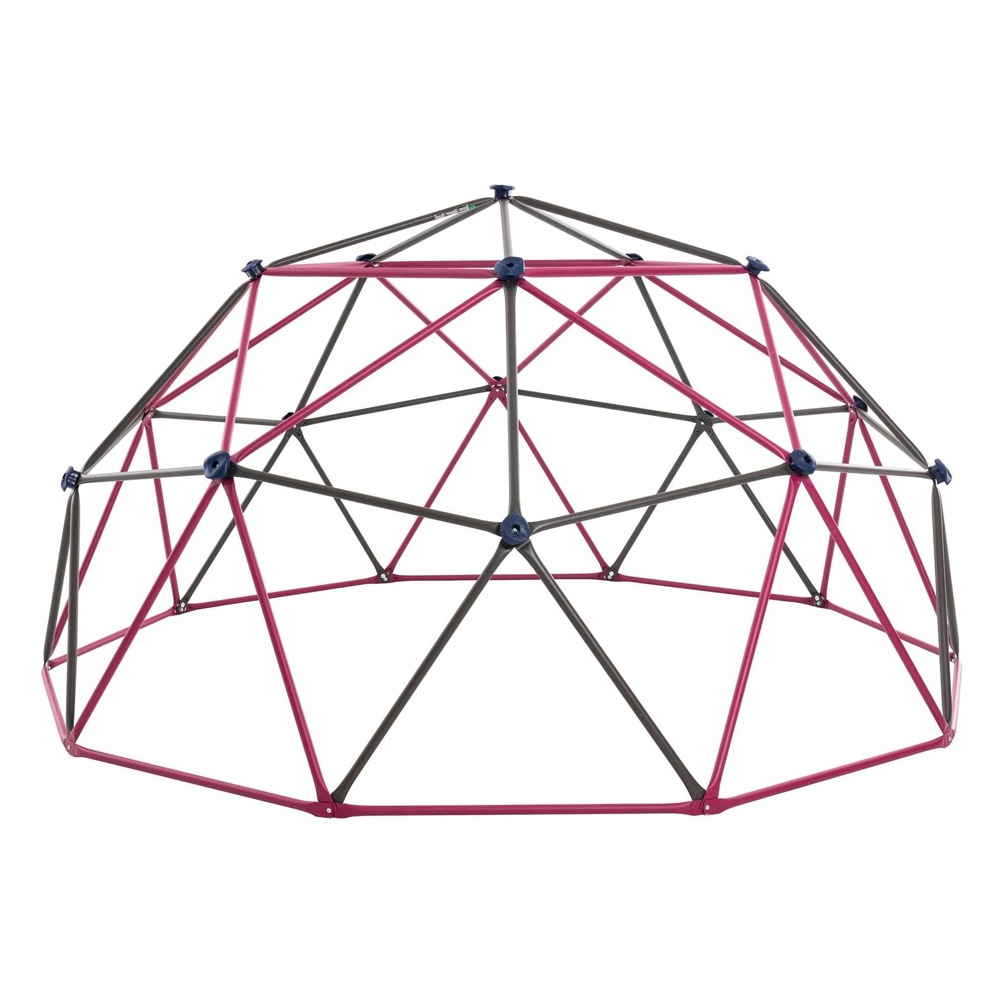 Lifetime Kids Outdoor Climbing Dome 5.5ft x 11ft, Berry/Brown, Durable Steel Design