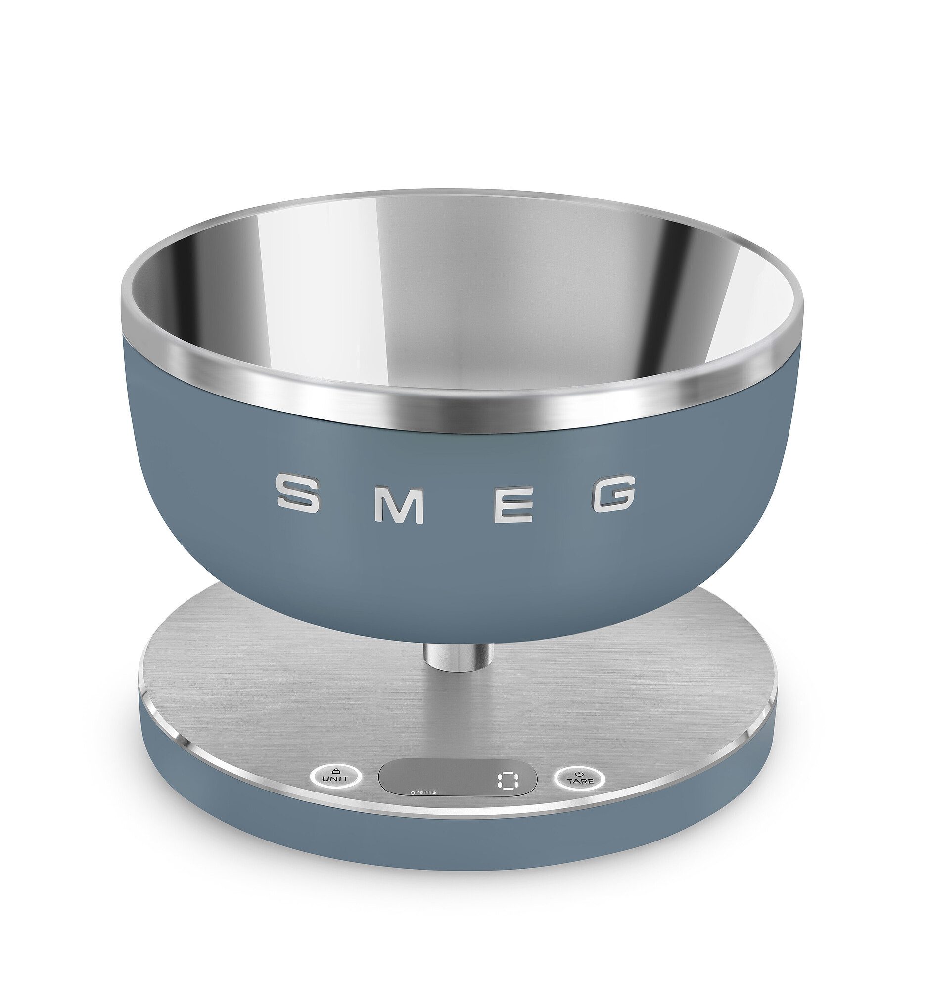 Küchenwaage SMEG Digitale Küchenwaage 5kg/1g USB-C Akku Storm Blue KSC01SBMWW