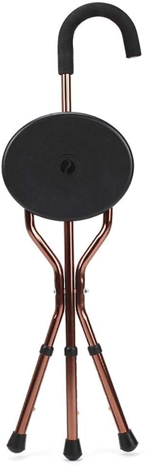 Sport Walking Cane Sitzstativ Klappständer Stick Leichter Reisestock Einstellbar,Krücken